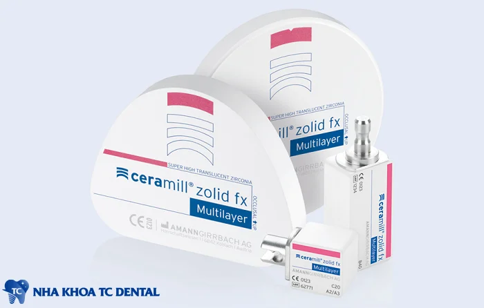 Ceramill là mão răng toàn sứ không chứa kim loại, được làm từ vật liệu cao cấp